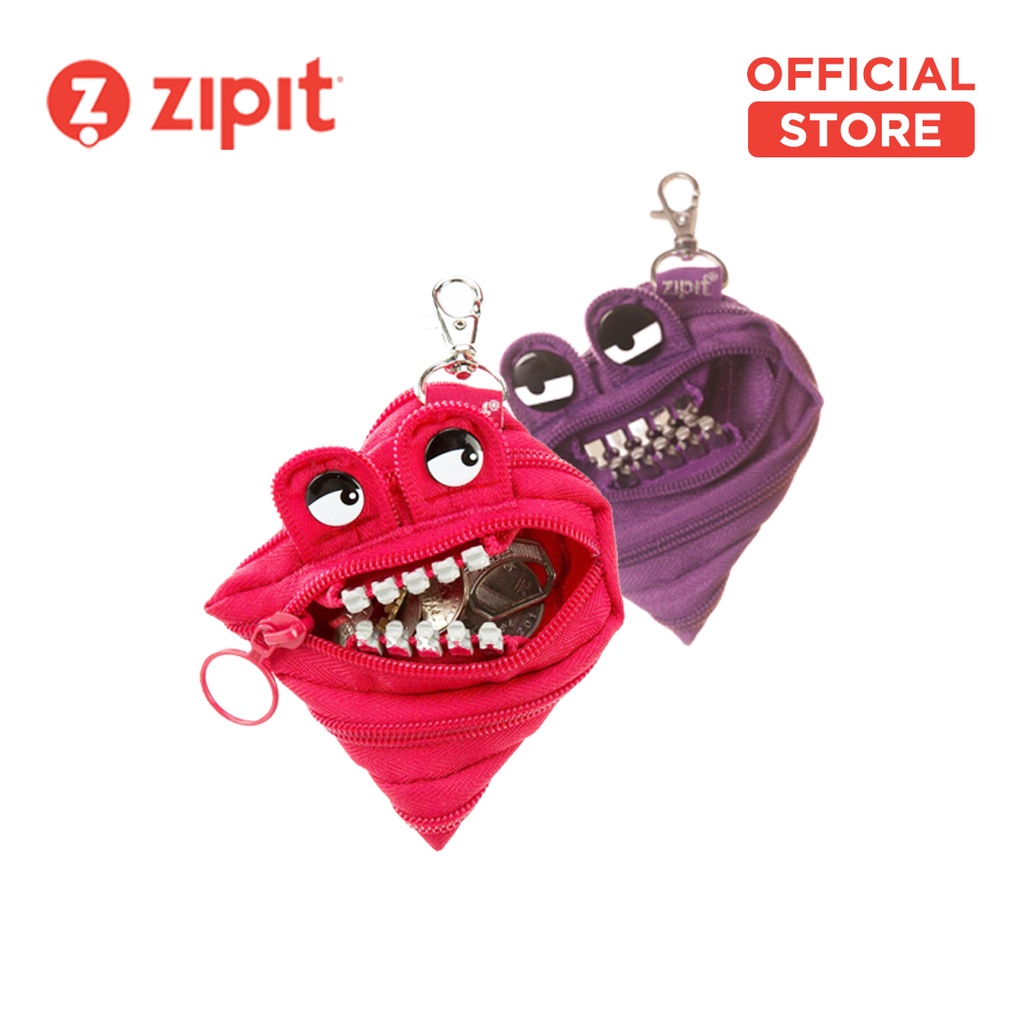 Dompet Lucu/Pouch Unik Zipit Grillz Monster Mini/Dompet Koin