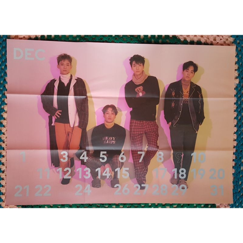 FOLDED POSTER EXO SEASON GREETING 2018