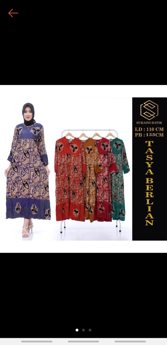 Batik Sukaini Sukaini Batik Gamis Batik Pekalongan Daster Sukaini Batik Gamis Arab Daster Batik