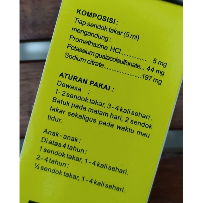 Prome 60 ML / Obat Batuk Alergi / Gatal Tenggorakan