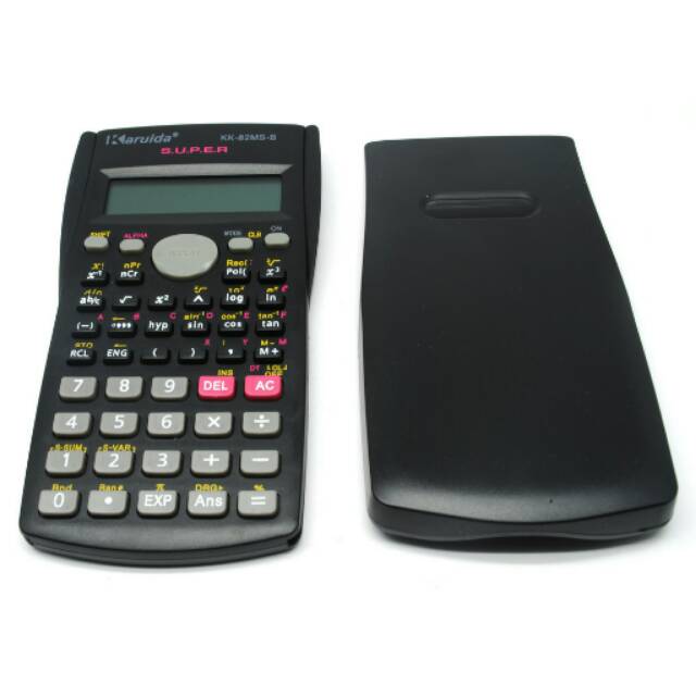 

Kalkukator Sains / Karuida Kalkulator Elektronik Scientific Calculator - 82MS - Black