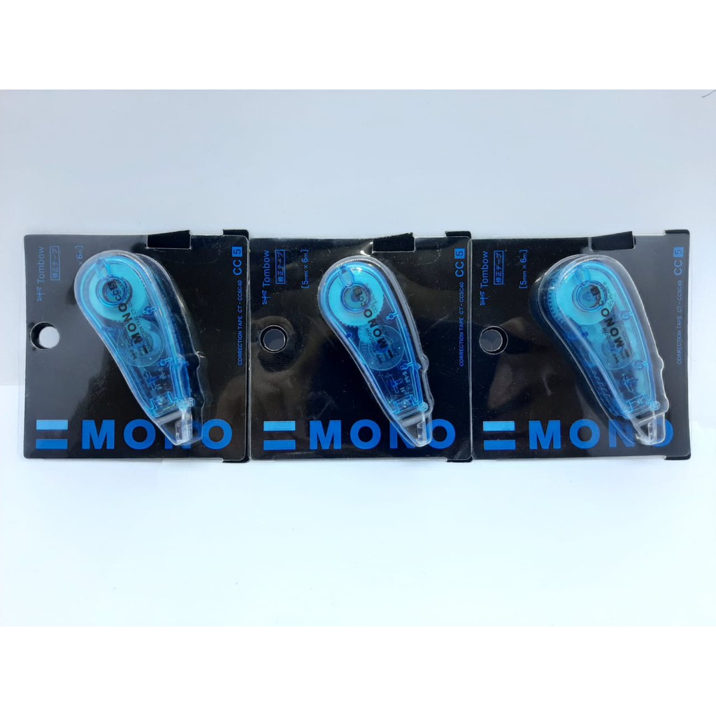 

CORRECTION TAPE CT-CC5C 5MMX6M TOMBOW MONO BLUE/ORANGE/GREEN/PINK
