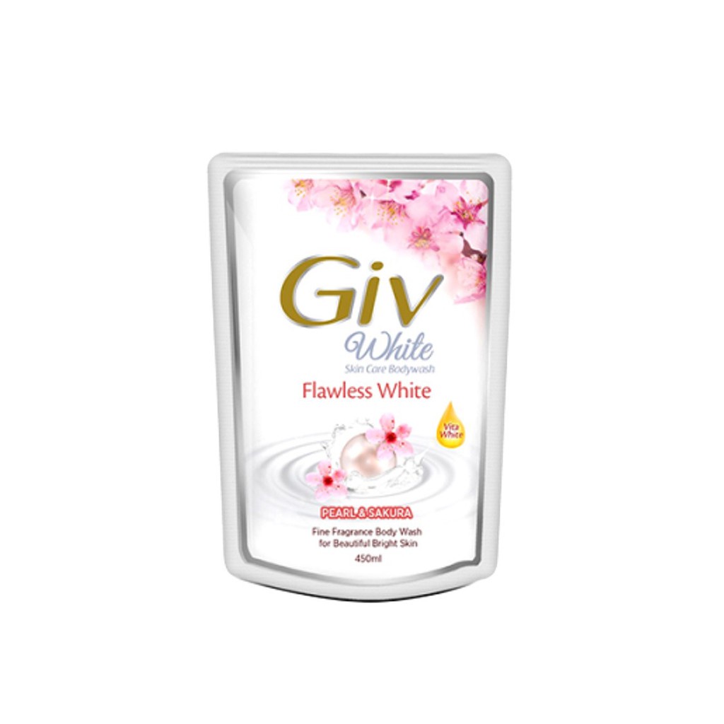 GIV FLAWLESS WHITE SAKURA &amp; PEARL 400ml