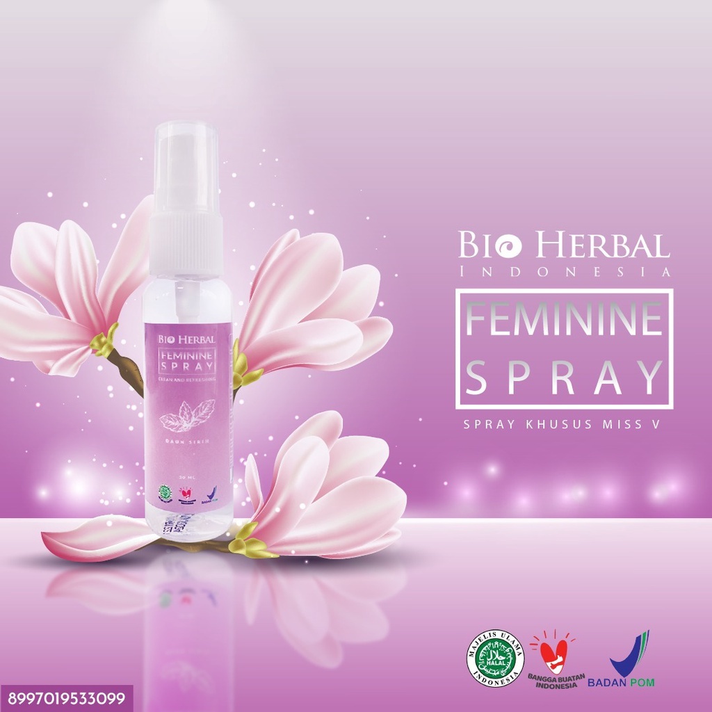 Bio Herbal Feminine Spray Pewangi Kewanitaan / Intimate Spray 30ml Original BPOM