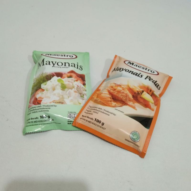 Mayonaise Maestro Original dan pedas 100 gr