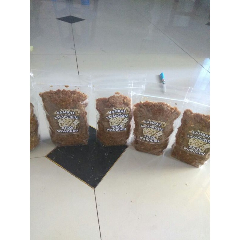 

sambal kacang mete 250g