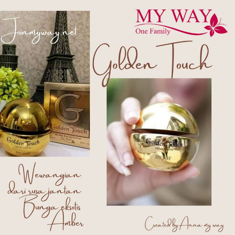 Parfum Golden Touch EDT My Way/Parfum Wanita