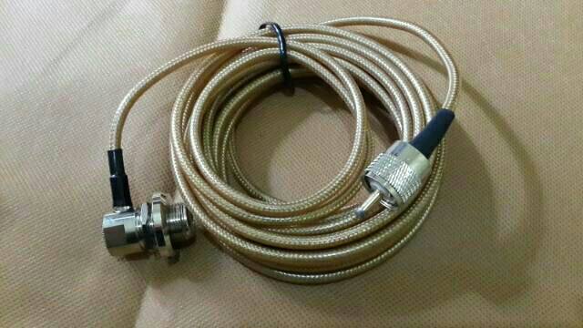 Kabel 5 mm rig mobil, connector antena rig mobil, kabel antena mobil