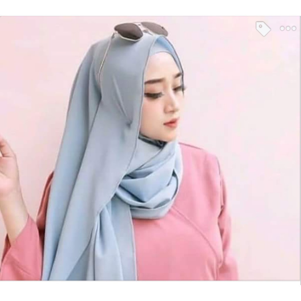 Jilbab Hibab Pashmina Sabyan - PAMINA 175 X 75 - PASMINA DIAMORE CREPE