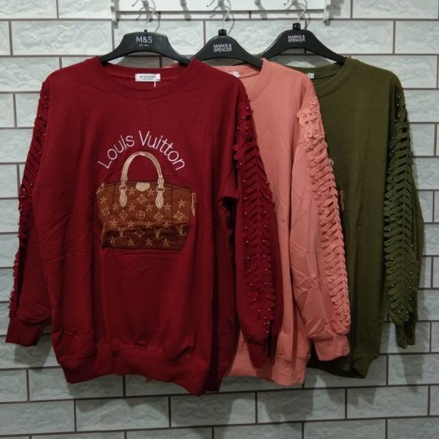 KAOS PANJANG WANITA IMPORT BY TIFFANY MODEL RENDA JUMBO 3XL