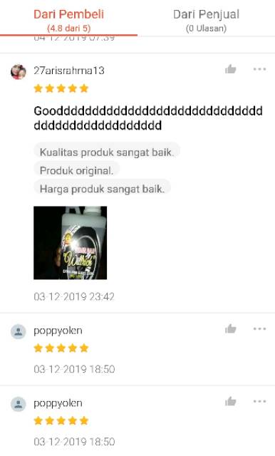 Semir Ban Berkualitas Kental Willrich 1 L Pengiriman Instant