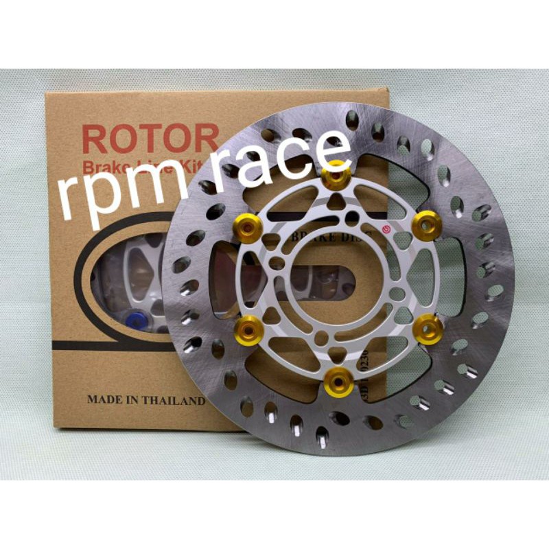 disk disc piringan cakram depan ROTOR 3 DIMENSI 220mm beat vario scoopy mio mx fzr jupiter