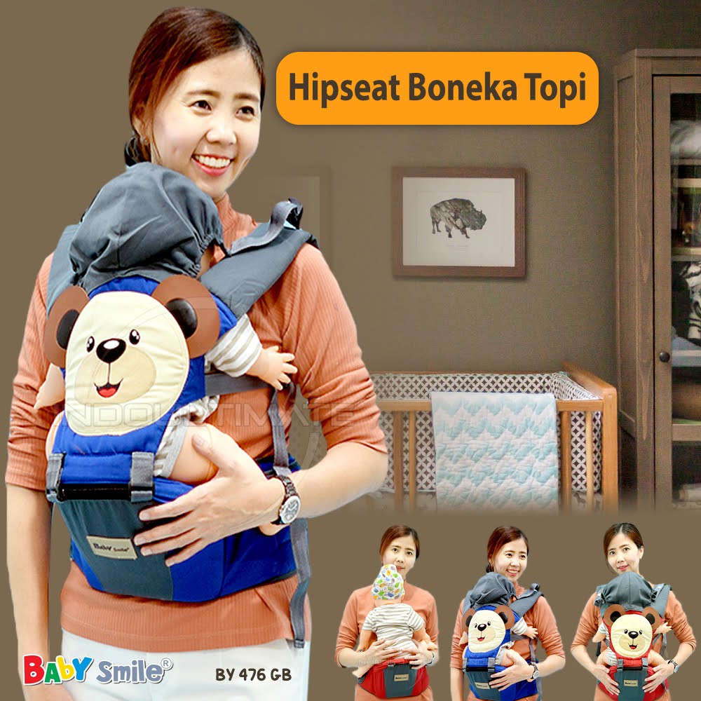 Hipseat Gendongan Duduk Gendongan Depan Gendongan Bayi Baby Carrier Bayi Gendongan Anak Depan BY-476