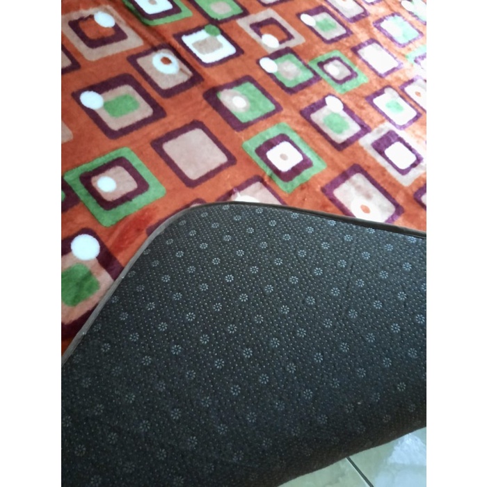 Karpet Bulu Super Lembut FONIX Malaysia Busa Empuk Anti Slip 180 x 220 Minimalis F105, Rasfur Korea-4