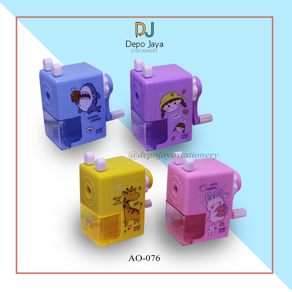 

Serutan Pensil / Rautan Putar / Rautan Meja / XD-401/402