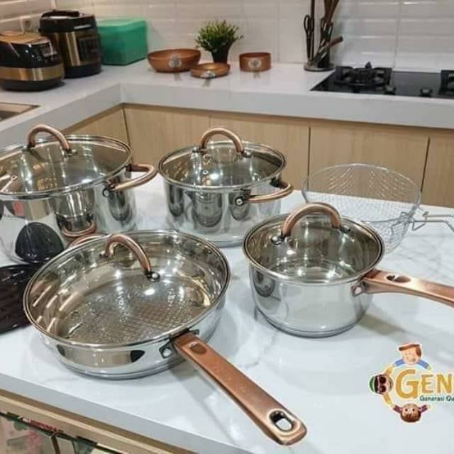 Tiga Raksa BLAUMAN S/S JUMBO COOKWARE SET SP PRICE