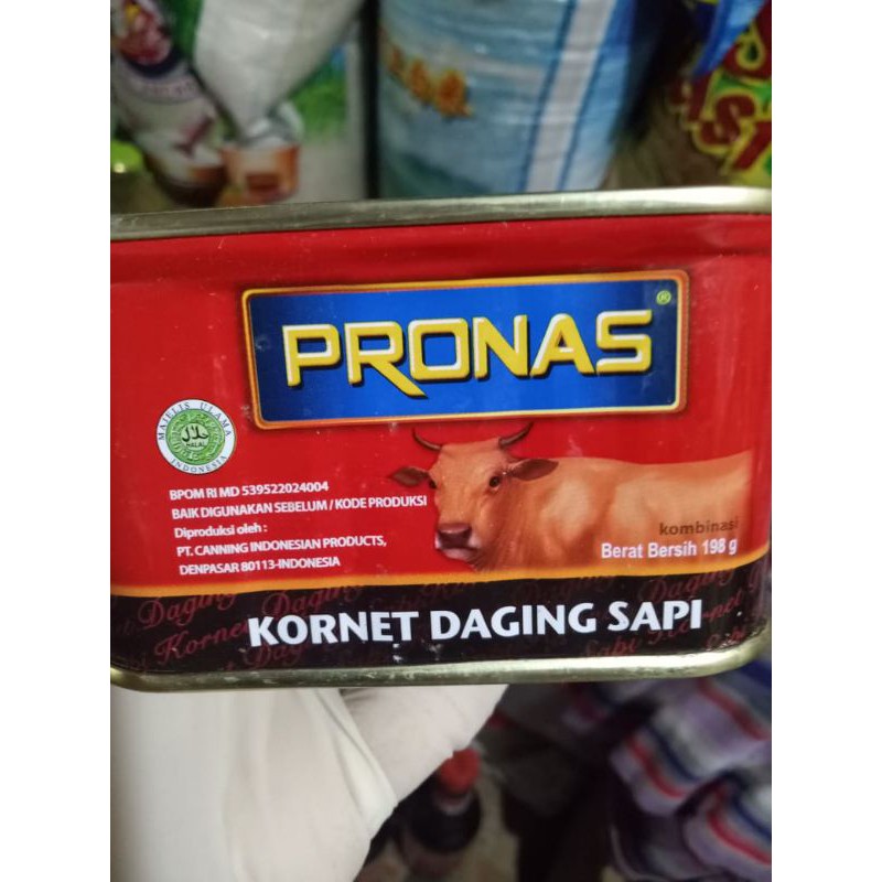 

Pronas Kornet Daging Sapi 198gr