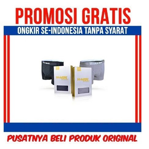 K-Man Celana Dalam Terapi Solusi Pria Dewasa Bikin Besar, Panjang Dan Tahan Lama. Isi 1 Buah