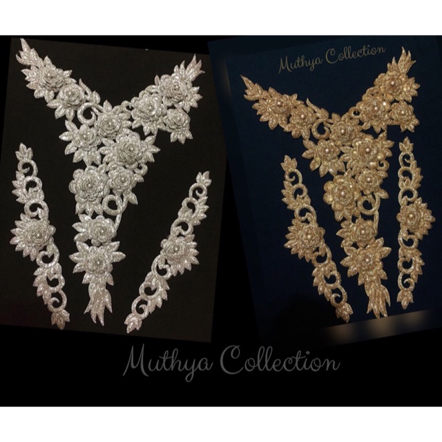 Renda Bordir Bunga Full Payet