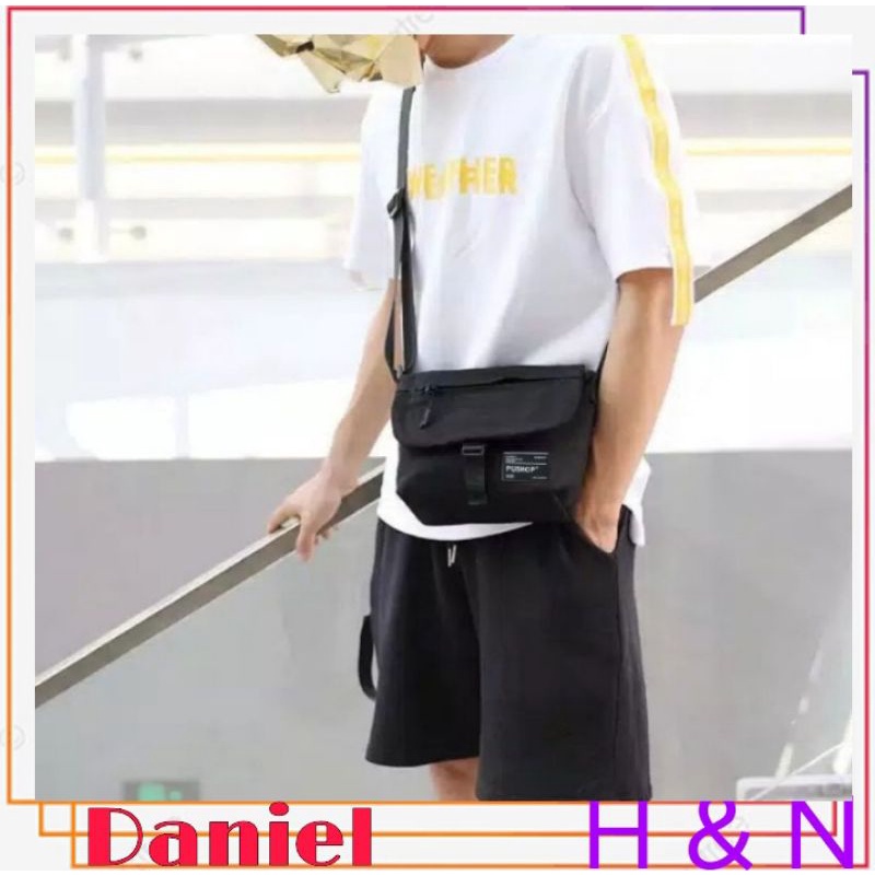 DANIEL. Tas Selempang Slingbag Unisex MURAH