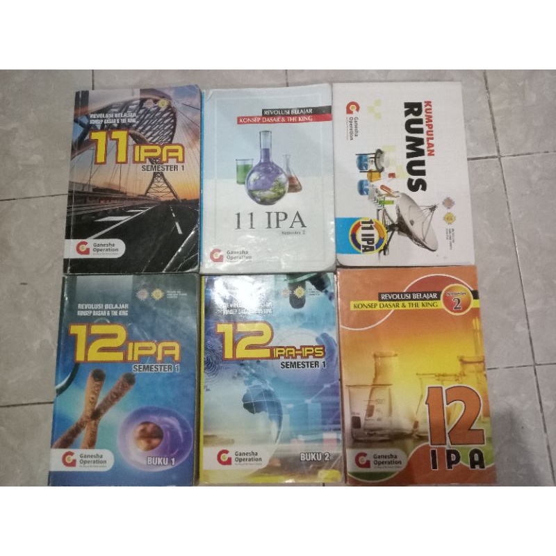 

BUKU GANESA OPERATION (GO) KELAS 11&12 PRELOVED