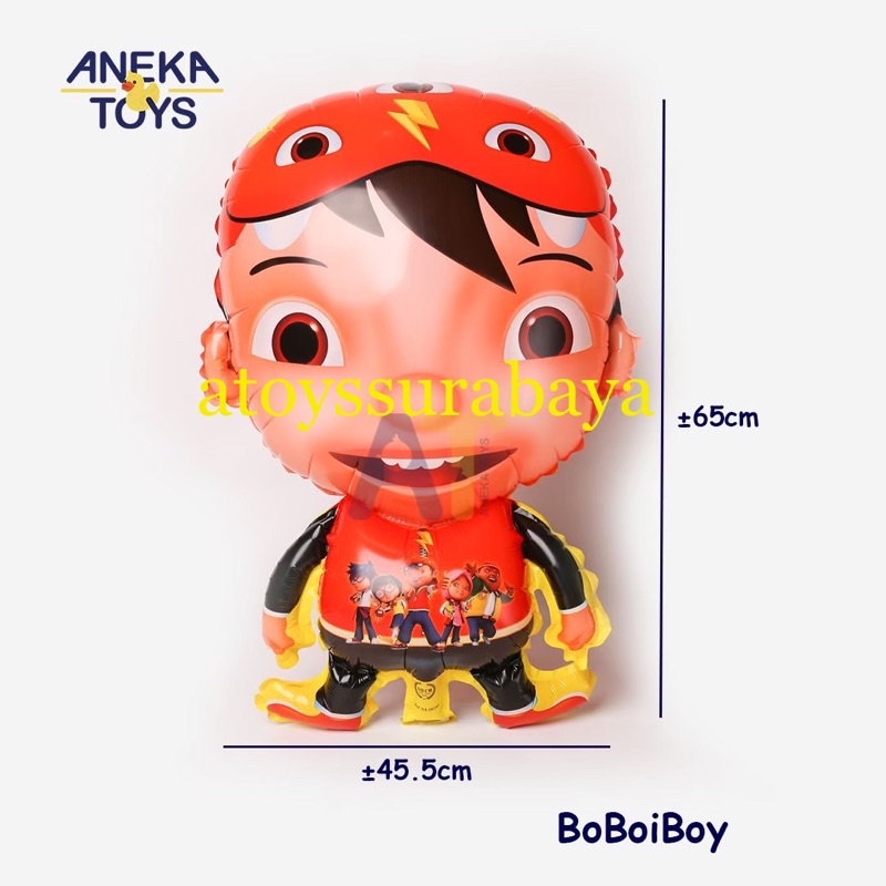 BOBOIBOY (BALON GAS/FOIL/TERBANG/KARAKTER)