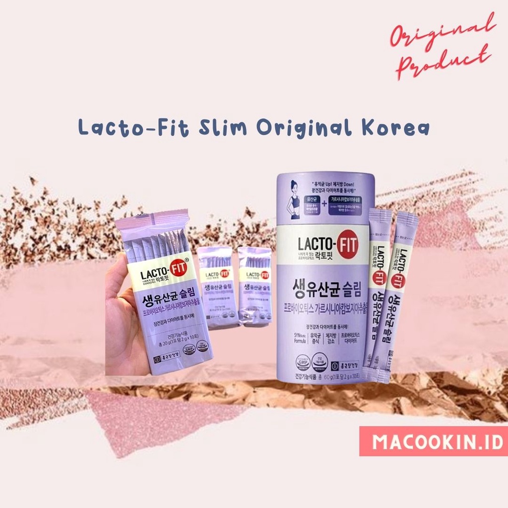 Jual Lacto Fit Slim 60pcs Lactofit Diet Isi 60 Sachet With Box Lacto Fit Original Korea Lactofit