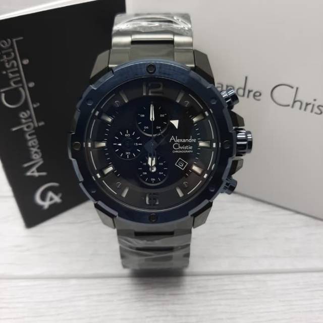 ALEXANDRE CHRISTIE PRIA AC 6410 MC ORIGINAL ( BLACK BLUE )