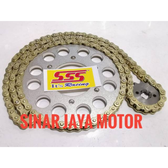 Gear sss f1zr force1 rxz 428 1set komplit