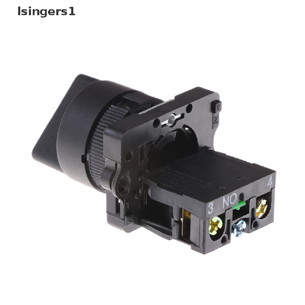 (lsingers1) Saklar Switch On / Off 2 Posisi 1 NO 10A 600V AC XB2-ED21 EJ21