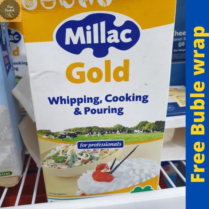 

(BISA COD) Millac Gold Whipping cream 1 liter / Millac Gold