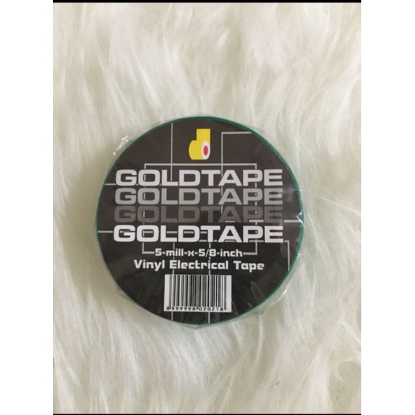 isolasi listrik / vinyl electrical tape kecil, 5 mill x 5/8 goldtape, national