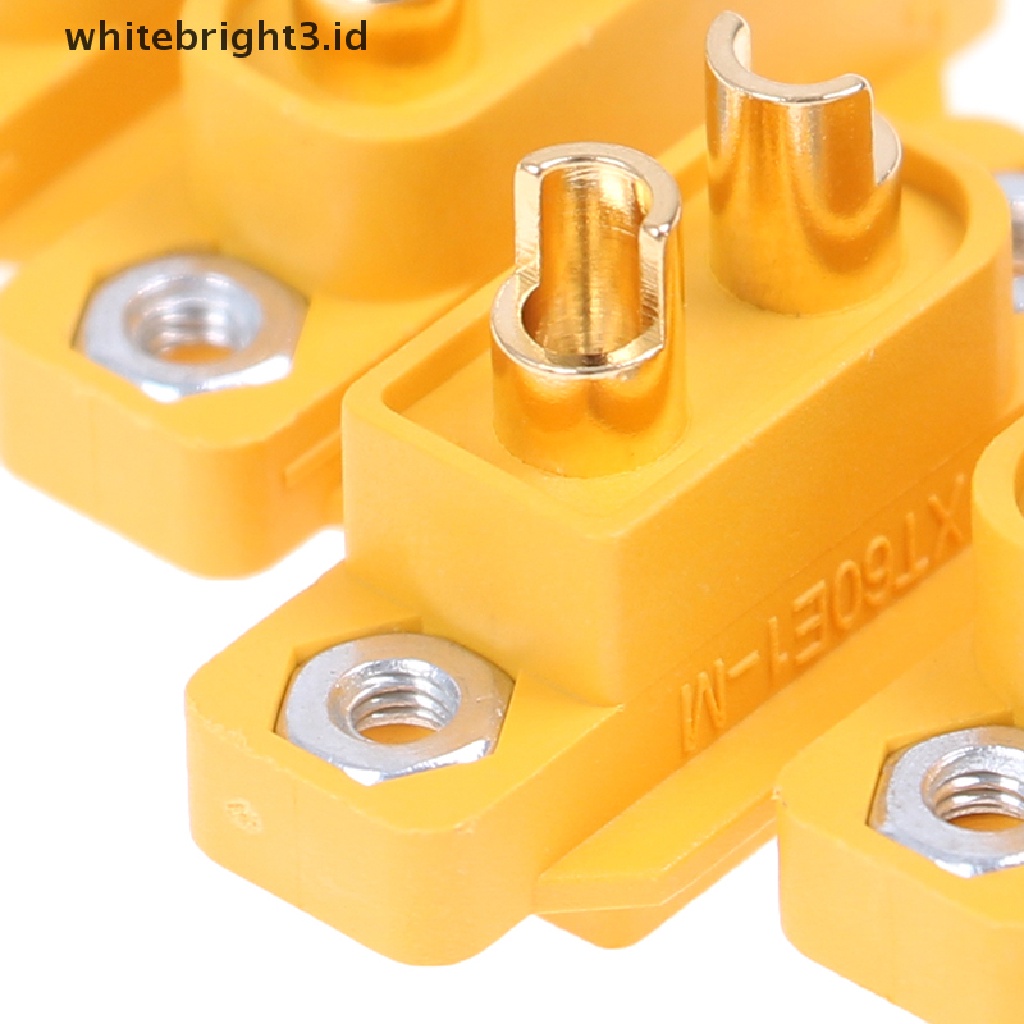 (whitebright3.id) 5pcs AMASS XT60E-M Plug XT60 Male Untuk RC Drone FPV Racing