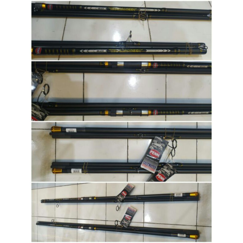 PENN Warmonger 3 section Joran Pasiran Joran Surf Joran Laut action hard Super kaku
