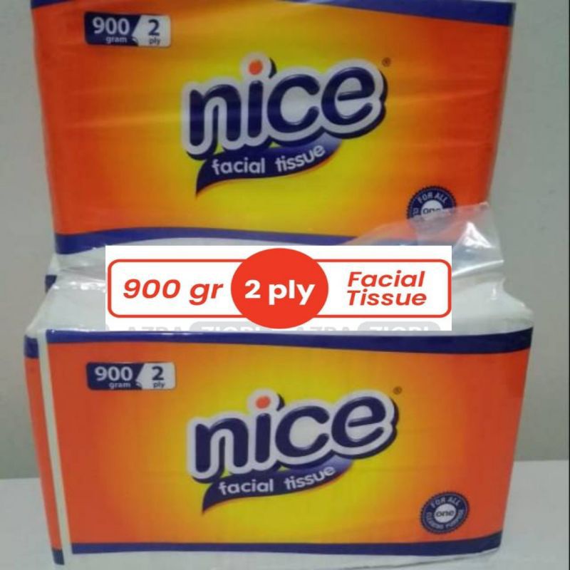 TERMURAH! Tissue Nice / Tisu Nice / Facial Tissue Nice 900gr /tissue  tissu nice/nice 900 gram 2 ply Tissue NICE FACIAL TISSUE 900 GRAM TISU WAJAH Facial 900Gram Nice-6