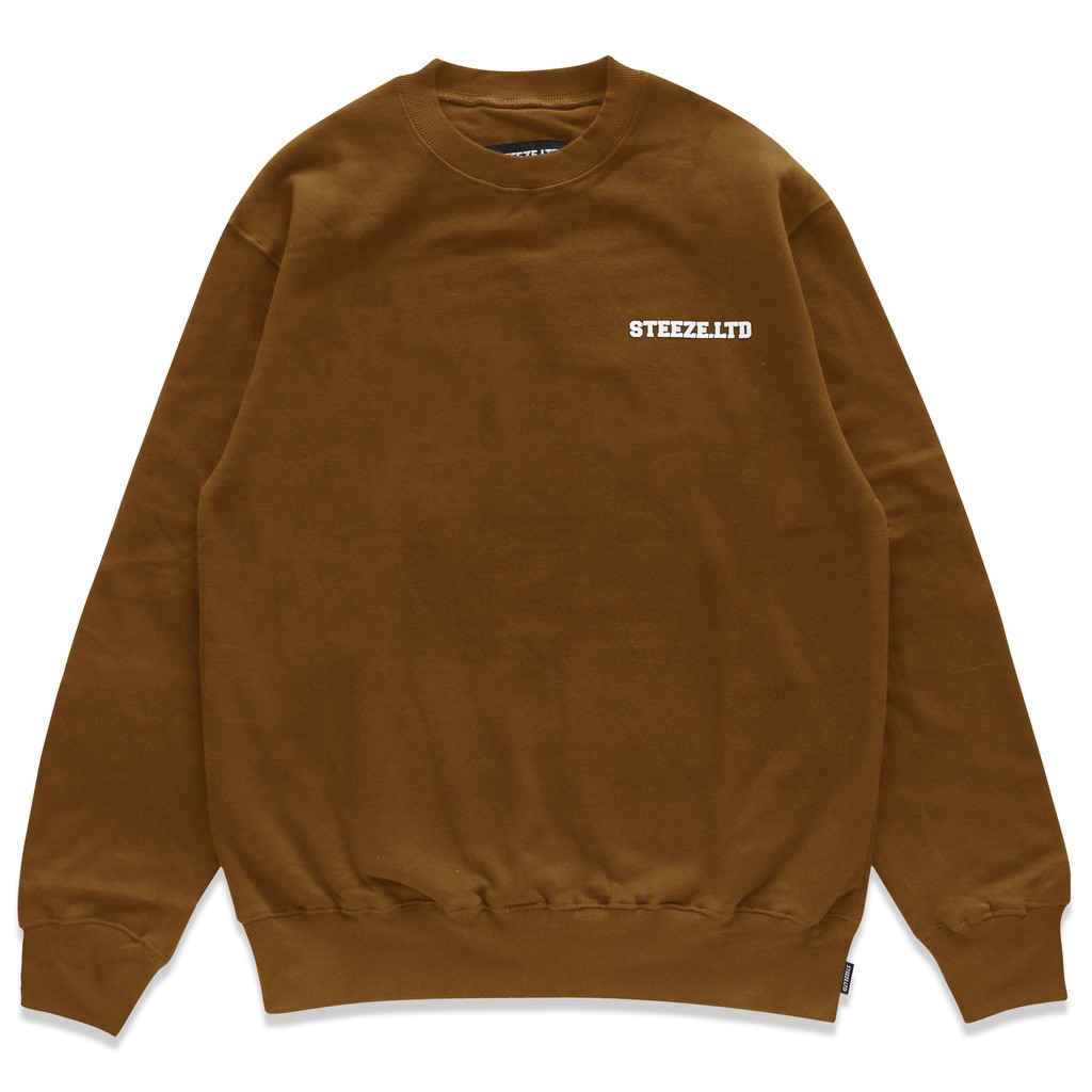 STEEZE.LTD - MINI COLLEGE CREWNECK TAN