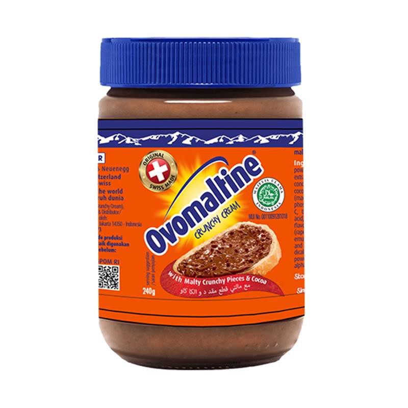 SELAI OVOMALTINE 380gr  CRUNCHY CREAM SELAI OLES COKELAT Ovamatin