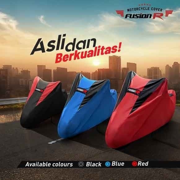 Cover Motor / Sarung Motor EXTRA JUMBO Merk FUSION R Waterproof