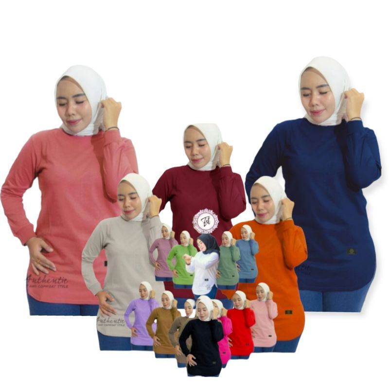 KAOS OVAL // DINARY // FST FASHION // FASHION TOP // KAOS HIJAB PANJANG // KAOS TERMURAH