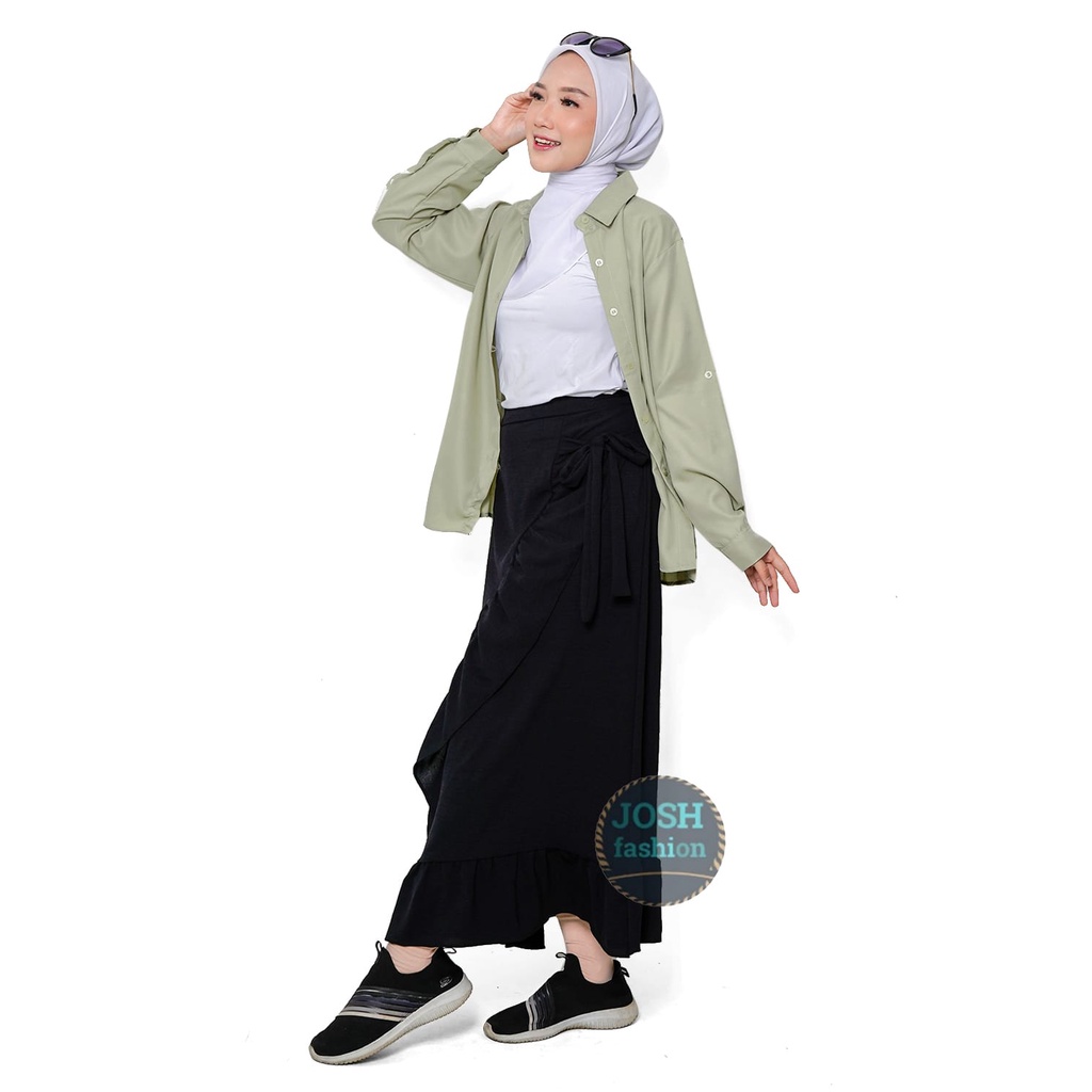 lesley skirt//rok skirt rumbay//rok rempel wanita//rok fashion cringcle premium