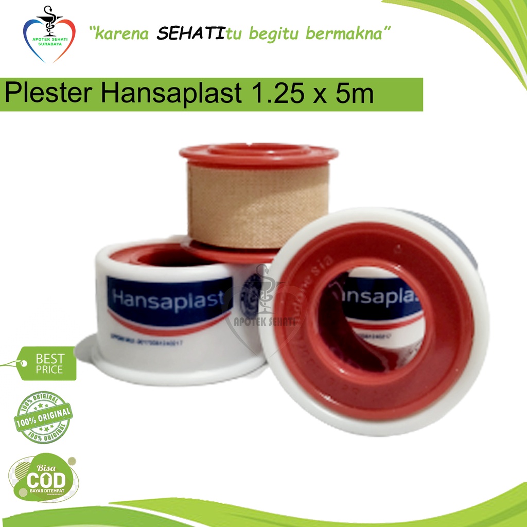 Hansaplast Roll 1,25 X 5 M Plester Gulung