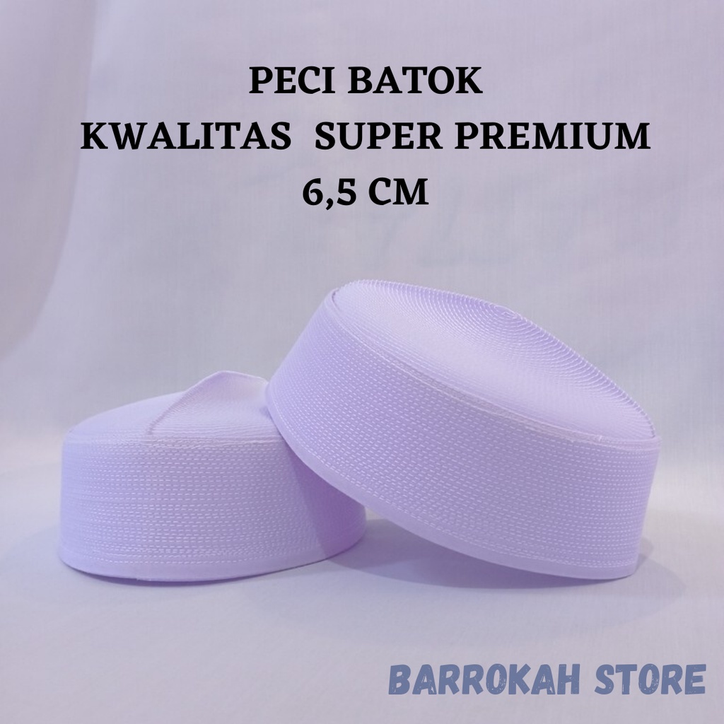 Peci Putih Kopiah Putih Polos Kalbut Peci Habib Bahar Topi Peci Batok peci dewasa peci anak topi fas