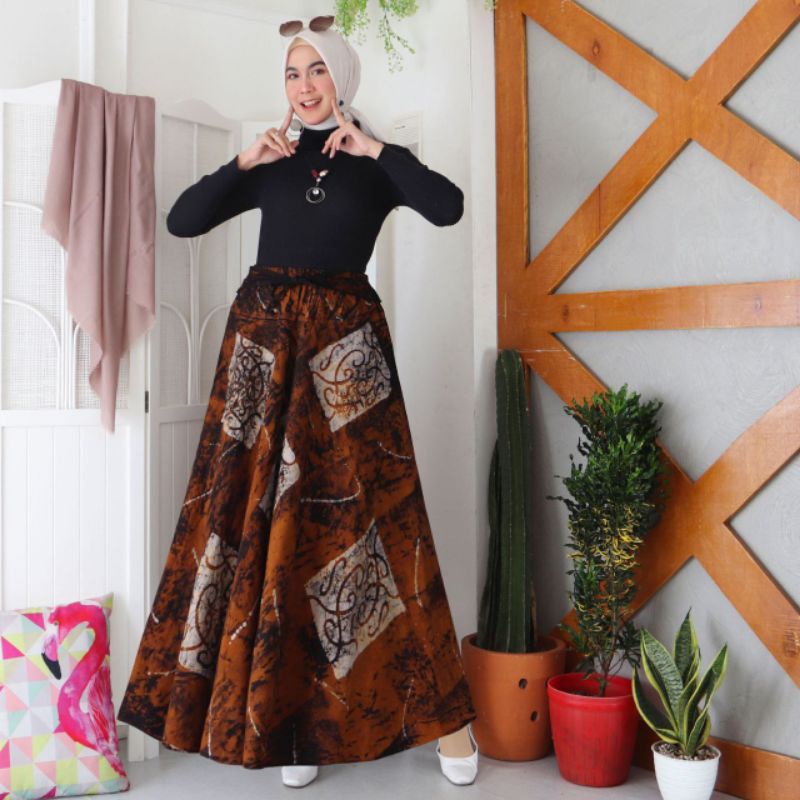 Rok Batik Cap Modern