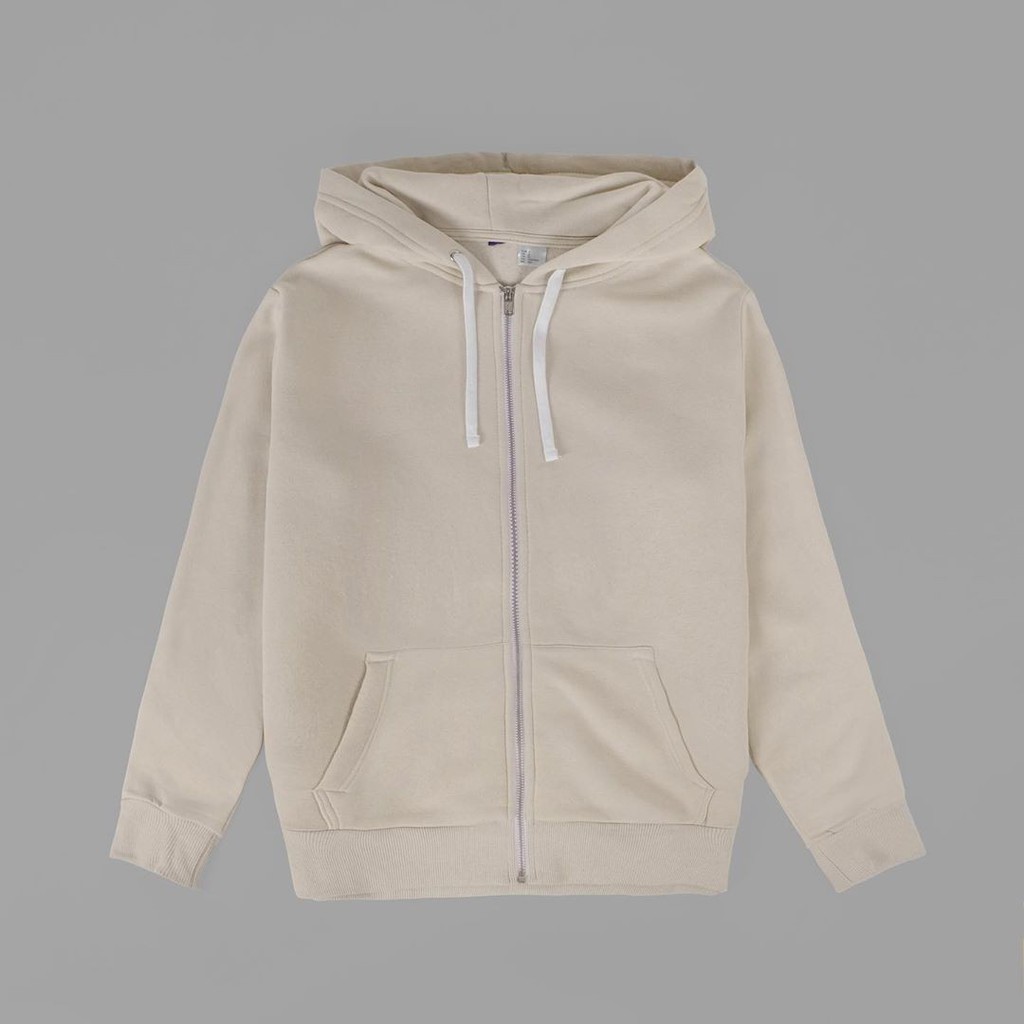 fleece zipper hoodie