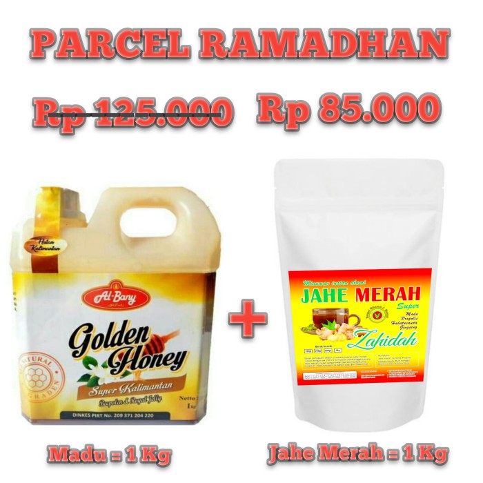 

PARCEL RAMADHAN 4 MADU GOLDEN + JAHE MERAH INSTAN 1Kg