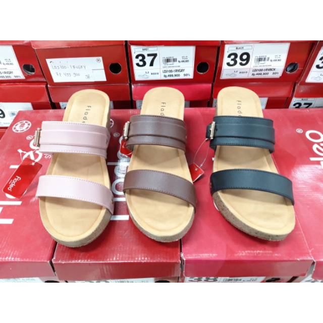 Sandal Wedges Fladeo Wanita