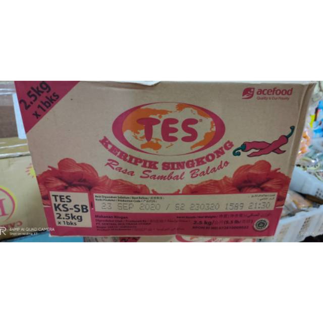

Kripik TES SINGKONG BALADO 2,5kg