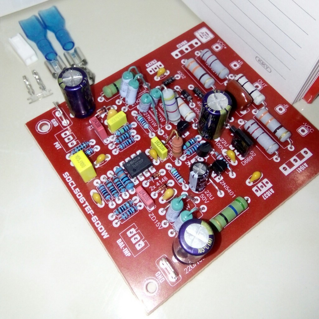 Driver socl 506 tef 2u pcb fiber komponen jos Full upgrade