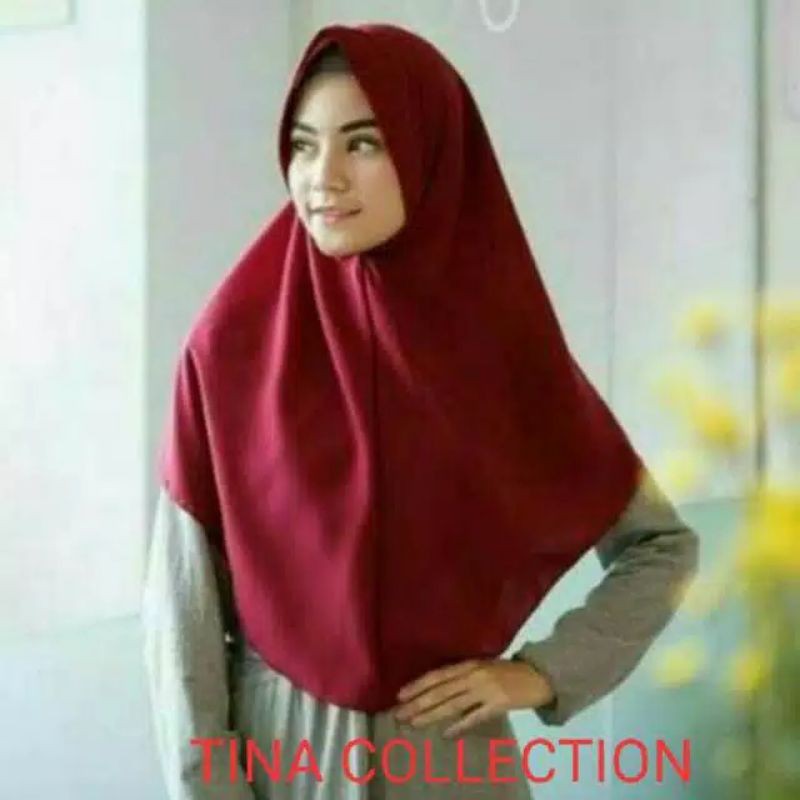 TINA COLLECTION - BERGO PED SIMPEL POLOS / KERUDUNG PED SIMPEL WOLFIS