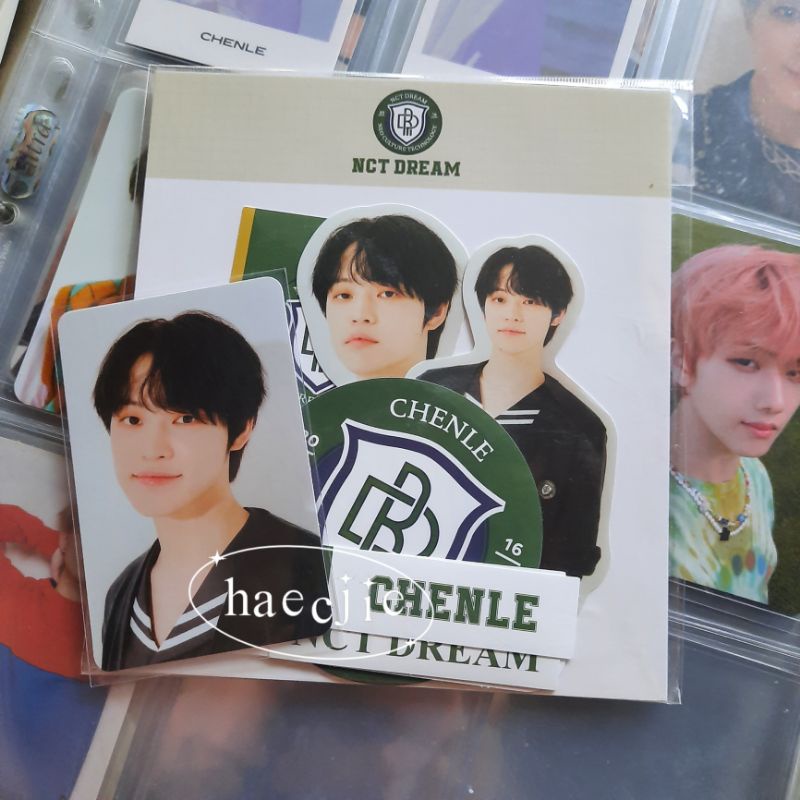 Official Photocard NCT Dream Chenle Back To School Kit 2021 Luggage B2SK B2S Sticker